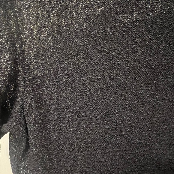 Rag & Bone Mesh Short Sleeve Top with Scoop Neck in Black, Size Small - Picture 12 of 14